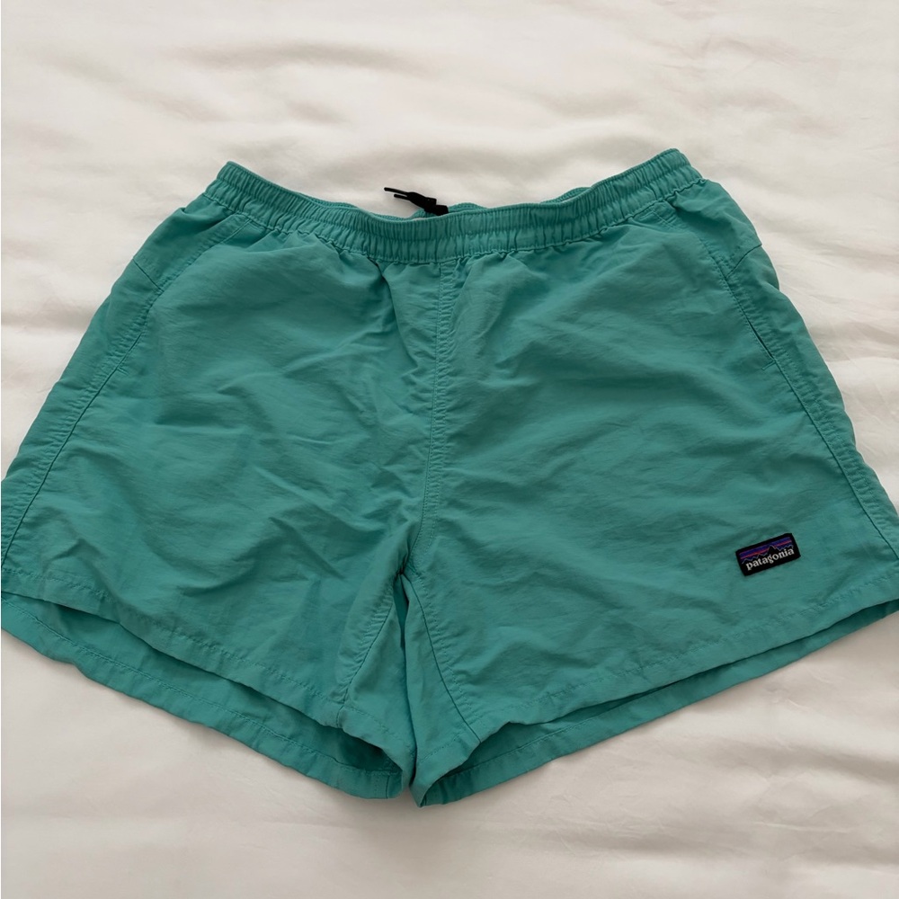 Patagonia Baggies 3” Teal Shorts